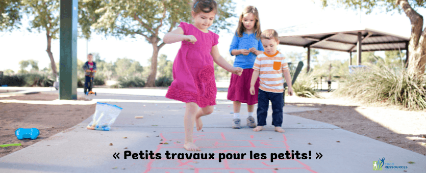 You are currently viewing Petits travaux pour les petits!